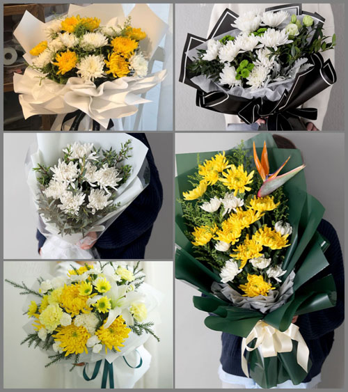 河南南阳邓州市桑庄镇孔庄村白事花束代送